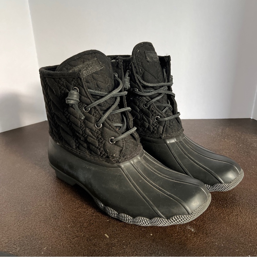 Sperry STS97183 Womens Saltwater Rope Duck Boots - Size 8.5